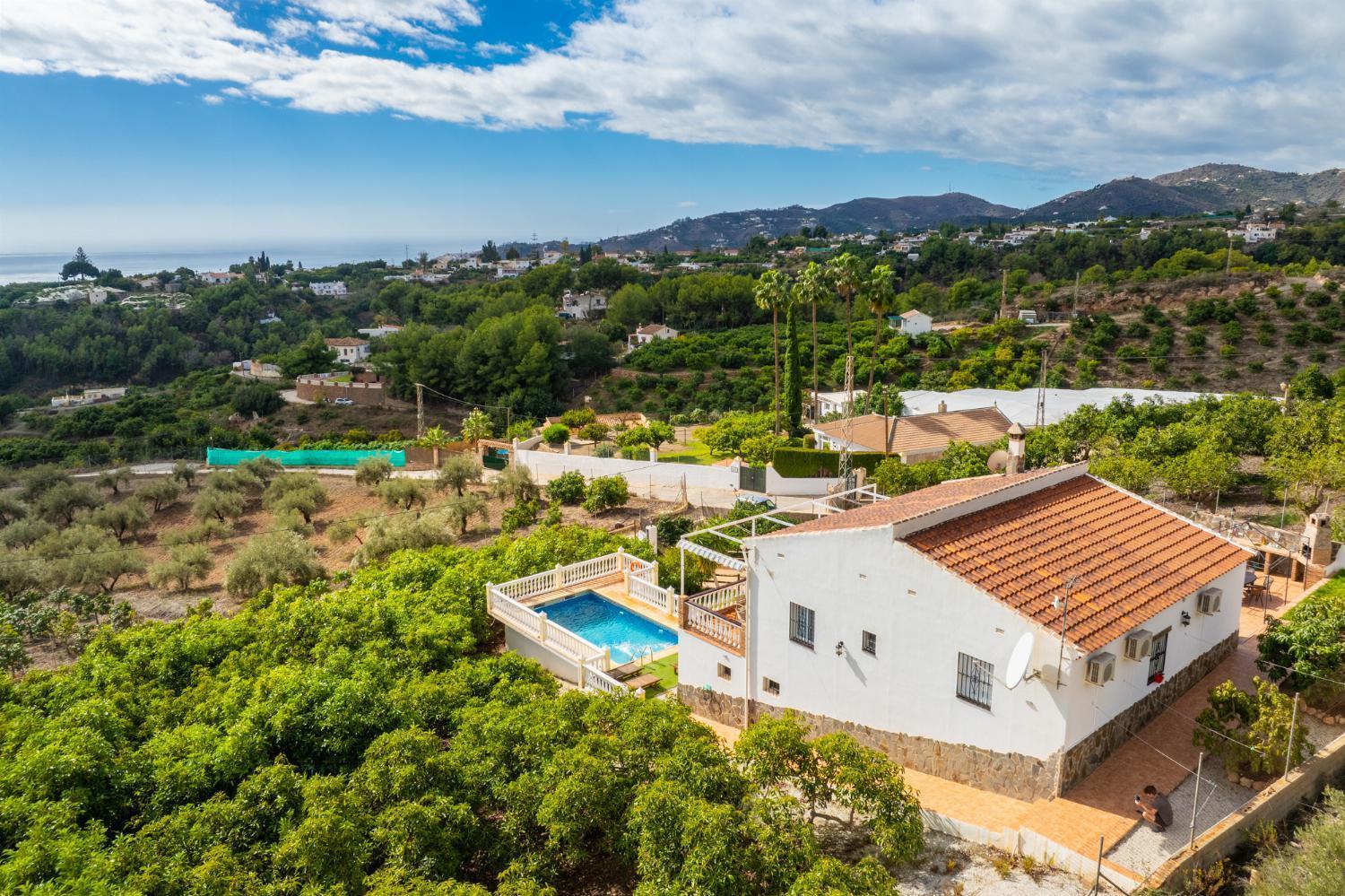 Villa Medina Paloma Frigiliana Exteriör bild
